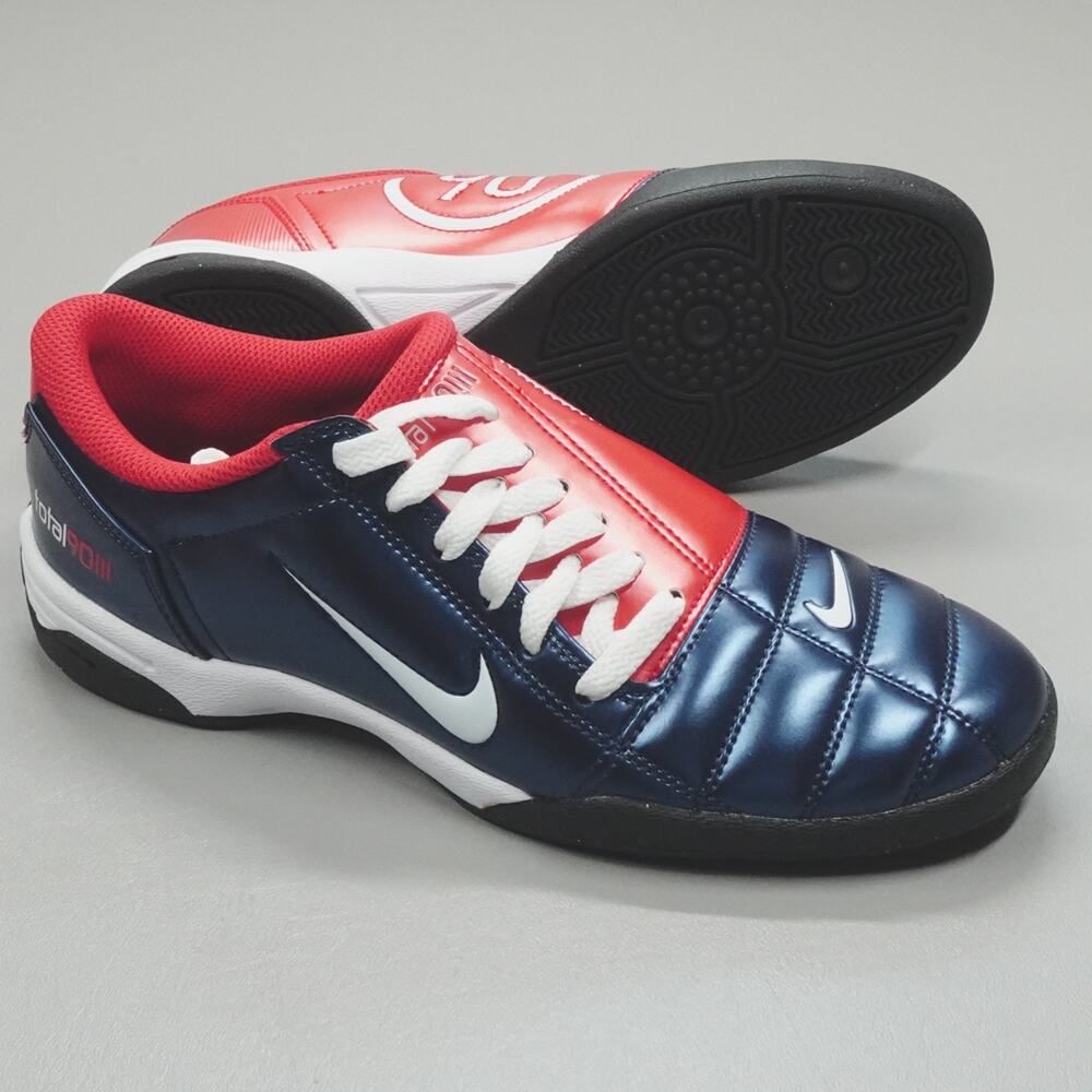 Nike Total 90 Men's Size 8 / Women's Size 9.5 Midnight Navy White Red II7631